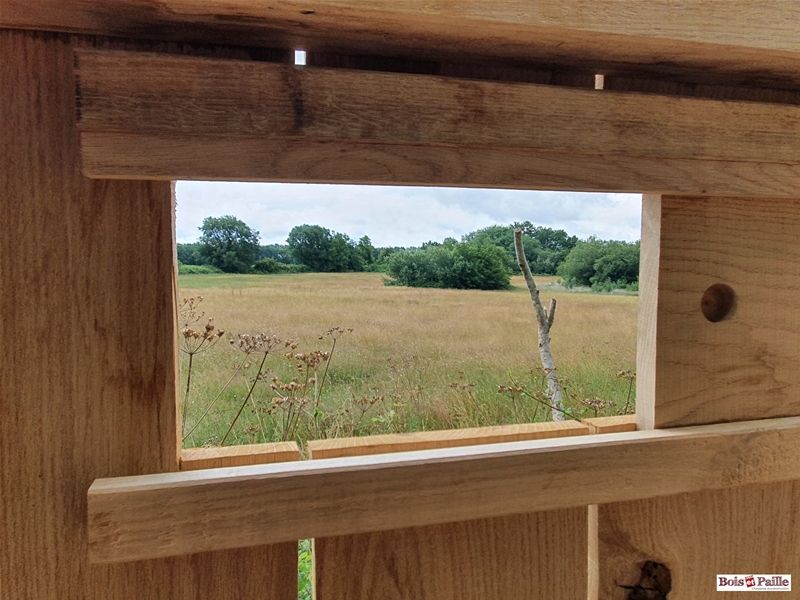 Réalisation d'un observatoire pour la réserve naturel des Antonins à St Marc La Lande (79)